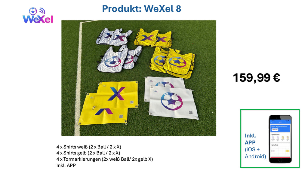 WeXel 8 SET für bis zu 8 Spieler inkl. APP